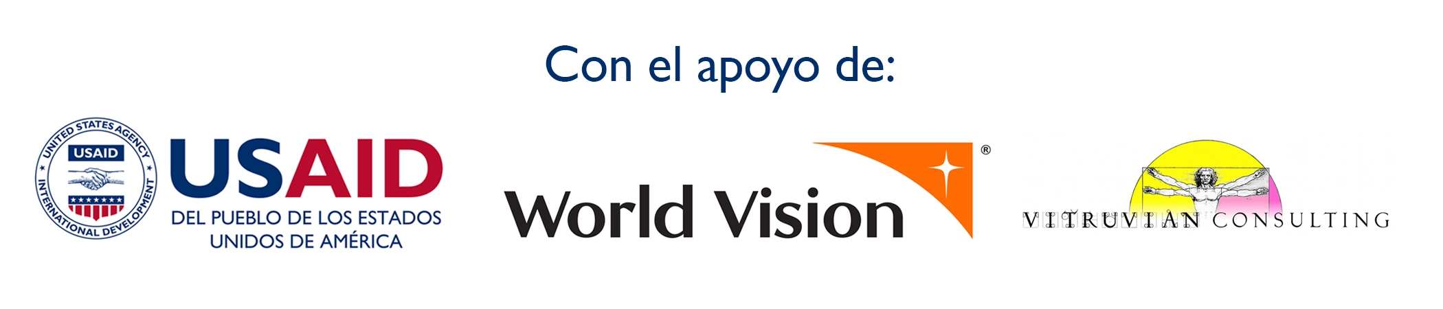 Con el apoyo de: USAID, World Vision, Vitruvian Consulting